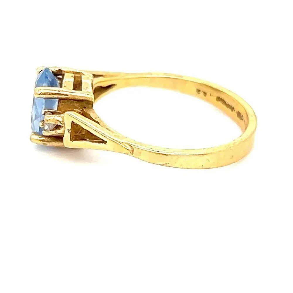 14K Gold‎ Topaz Ring